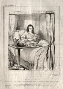 Die Schauspielerinnen: Beim kleinen Aufstehen..., 1843