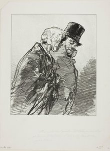 Les Lorettes vieillies: ...Et à ce bal des Variétés, Adolphe... von Paul Gavarni