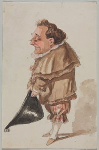 Mann mit großem Hut