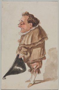 Mann mit großem Hut