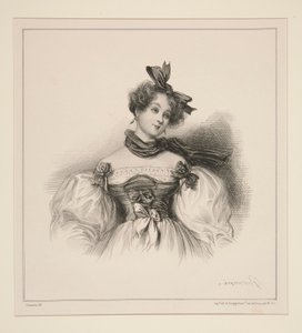 Bäuerin von Rochersberg von Paul Gavarni