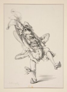 POLICHINELLE von Paul Gavarni