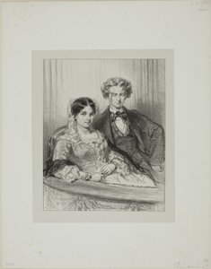 Par-ci, par-là: Phèdre im Théâtre-Français... von Paul Gavarni