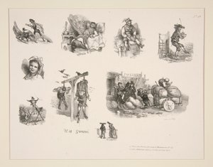 Petites figures XVII. von Paul Gavarni