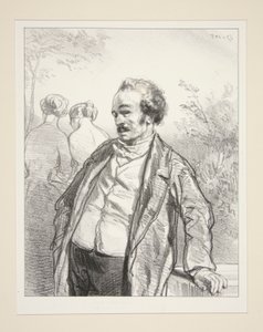 Pflanzt Mädchen von Paul Gavarni