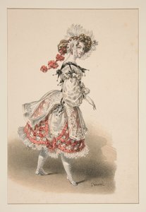 Soubrette von Paul Gavarni