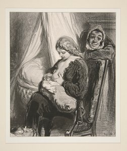 Szene aus dem Privatleben des Hafenarbeiters
