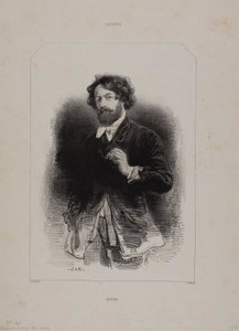 Selbstporträt von Paul Gavarni