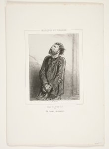 Ein unverstandener Tenor. von Paul Gavarni