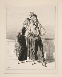 Es ist drei Uhr, Titine... von Paul Gavarni