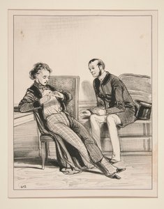 Schauen wir, mein lieber Gustave, seien Sie vernünftiger von Paul Gavarni