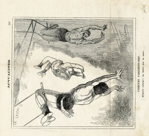 Illustration von Hadol (1835-1875) in Le Charivari von Paul Hadol