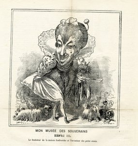 Illustration von Hadol (1835-1875) in Le Charivari von Paul Hadol
