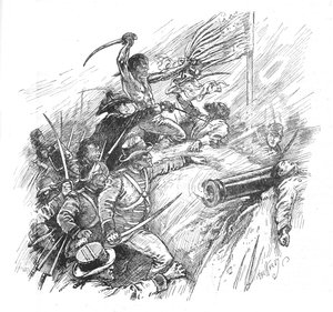 Sie kämpften, um die Festung zu erklimmen, 1902