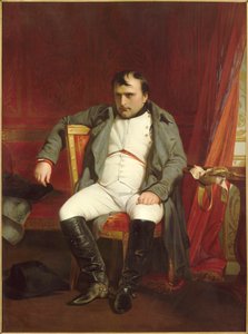 Napoleon in Fontainebleau, 31. März 1814, 1840 von Paul Delaroche