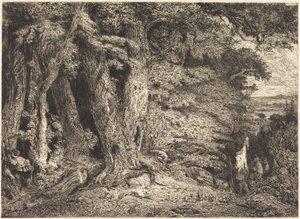 Eingang zum Wald von Paul Huet