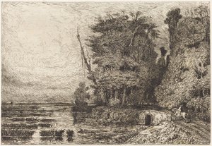 Gewitter am Ende des Tages von Paul Huet