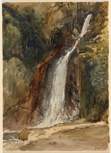Der Wasserfall in der Lydford-Schlucht, Devon von Paul Huet