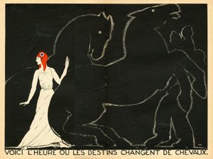 Der Zeuge, Satire in Farben von Paul Iribe