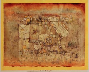 Ankunft des Luftdampfers von Paul Klee