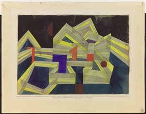 Architektur, Transparent-Strukturell von Paul Klee