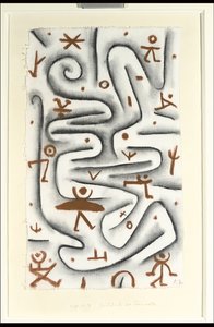 Gelände des Übermutes von Paul Klee