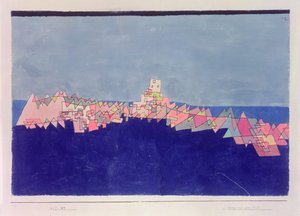 Schloss auf dem Riff von Paul Klee