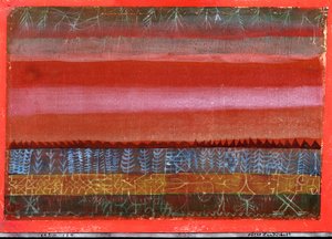 Flache Landschaft von Paul Klee