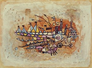 Hafenszene von Paul Klee