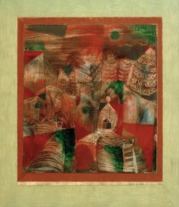 Hütte am Berg von Paul Klee