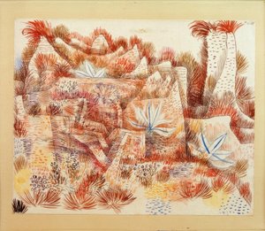 Landschaft mit Agaven von Paul Klee