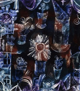 Stilleben mit der Distelblüte