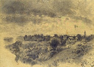 Ohne Titel (Bern, Blick auf den Rosengarten) 1897