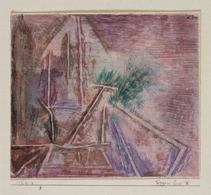 Wege im Sand II von Paul Klee