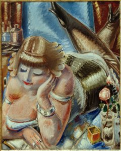 Lesende Frau
