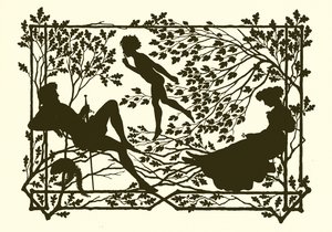 Ein Sommernachtstraum, Silhouette von Paul Konewka