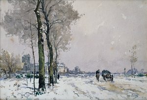 Die Vororte einer Stadt, Winter