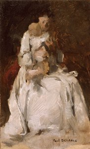 Mutter und Kind von Paul Louis Delance