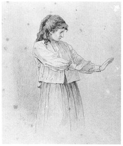 Hysterische Frau von Paul Marie Louis Pierre Richer
