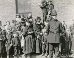 Beerdigung eines Londoner Polizisten, 1894