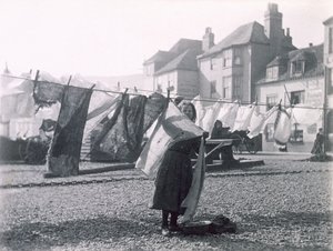 Wäsche aufhängen, Hastings Old Town
