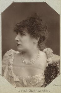 Porträt von Sarah Bernhardt, Schauspielerin von Paul Nadar