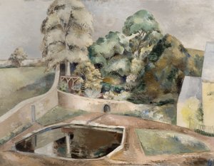 Der Teich bei Souldern von Paul Nash