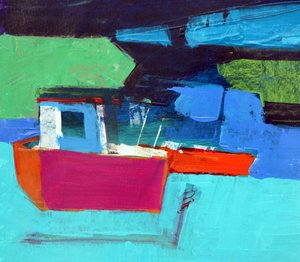 Rotes Boot
