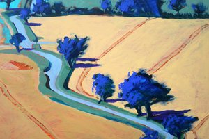 Ländlicher Weg #2, 2022 von Paul Powis