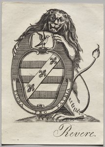 Exlibris: Wappen von Paul Revere II
