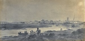 Cardiff von Süden von Paul Sandby