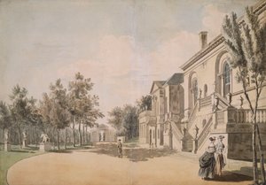 Chiswick House, 1766-1768 von Paul Sandby
