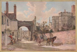 Queen Elizabeths Tor, Windsor Castle, um 1780