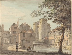 Westtor in Canterbury von Paul Sandby